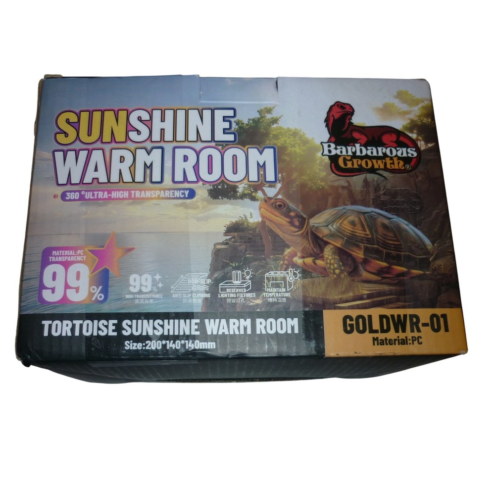 Barbarous Growth GOLDWR-01‎ Tortoise Warm Room PC Reptile Habitat 200mm